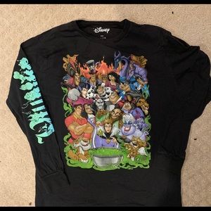 Walt Disney Villains Long Sleeve Shirt